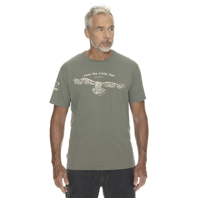 bushman T-Shirt Little Owl khaki