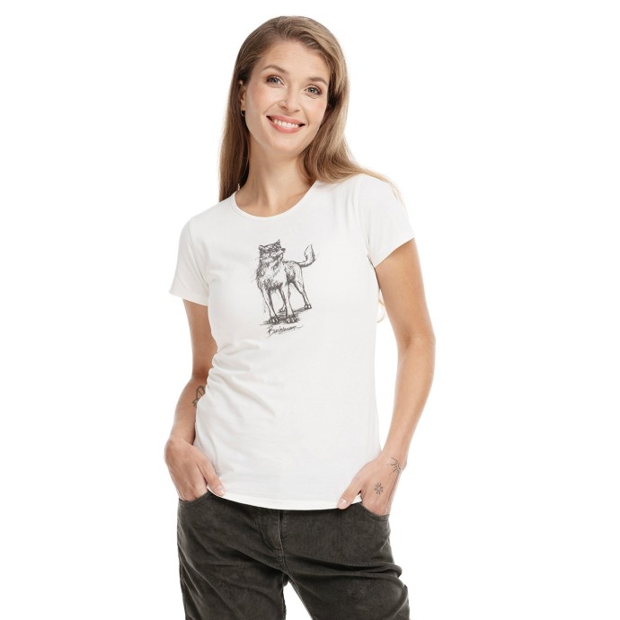 bushman T-shirt Mari white