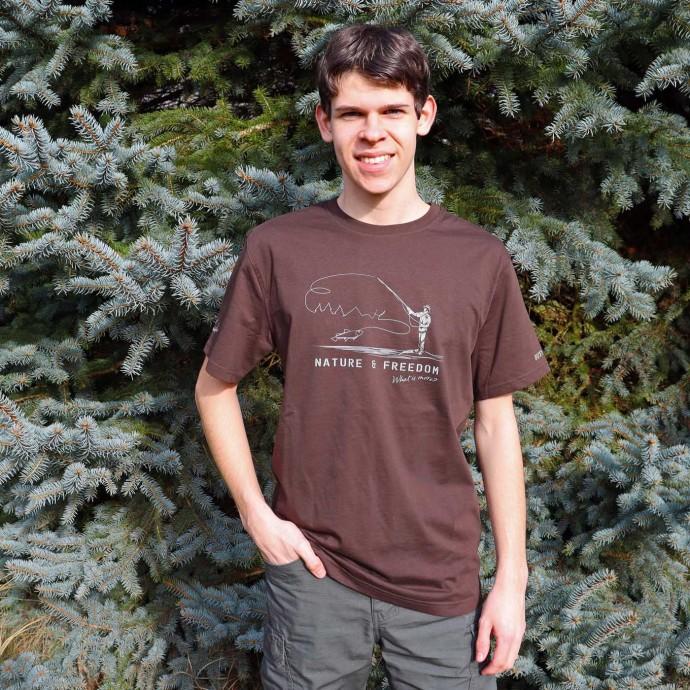 Bushman T-shirt Matej Dark Brown