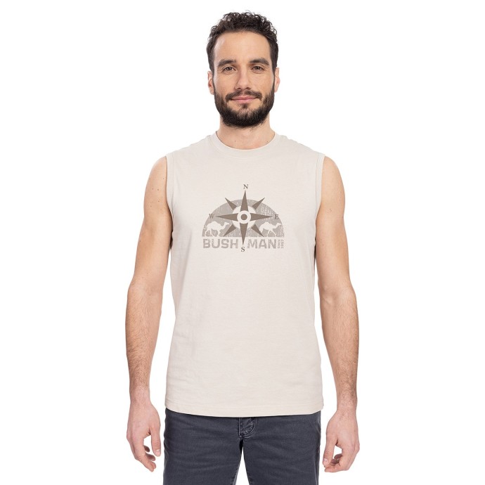 bushman T-shirt Mitch beige