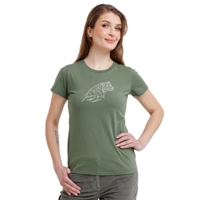 bushman T-shirt Moanda green