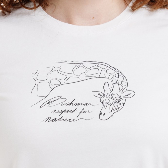 Bushman T-shirt Moanda White