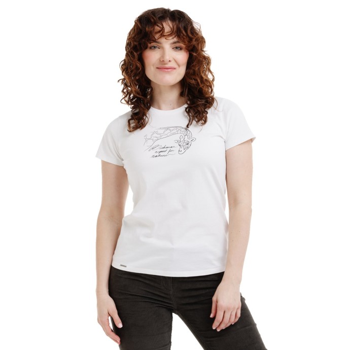 bushman T-shirt Moanda white