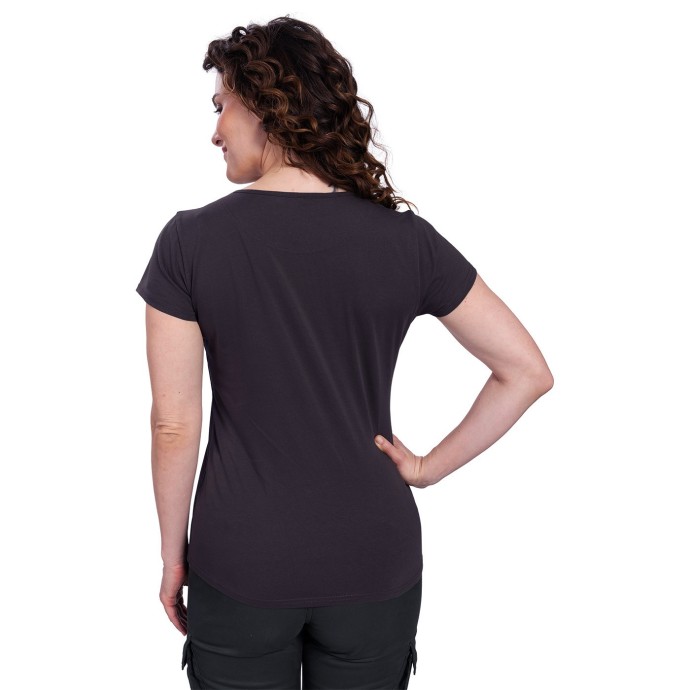 Bushman T-shirt Natalie V Black