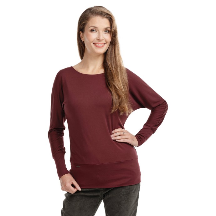 bushman T-shirt Nauja burgundy