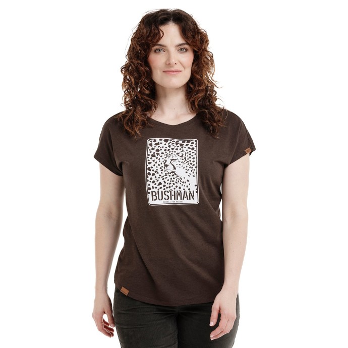 bushman T-shirt Orania dark brown
