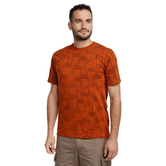 bushman T-shirt Robson terracotta