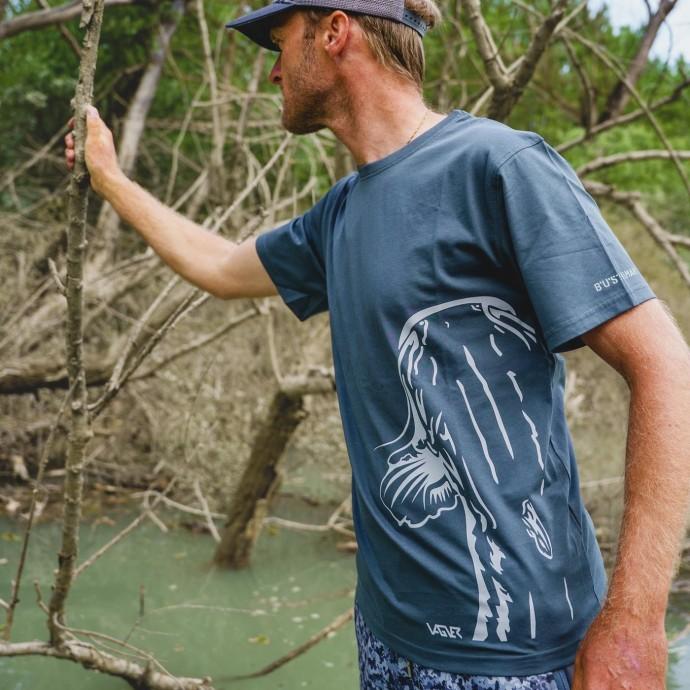 Bushman T-shirt Silurus Petrol