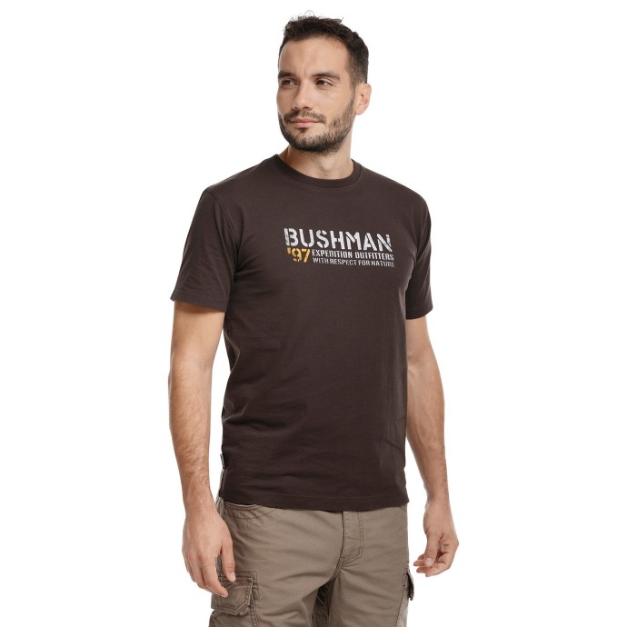 bushman T-shirt Voyta dark brown