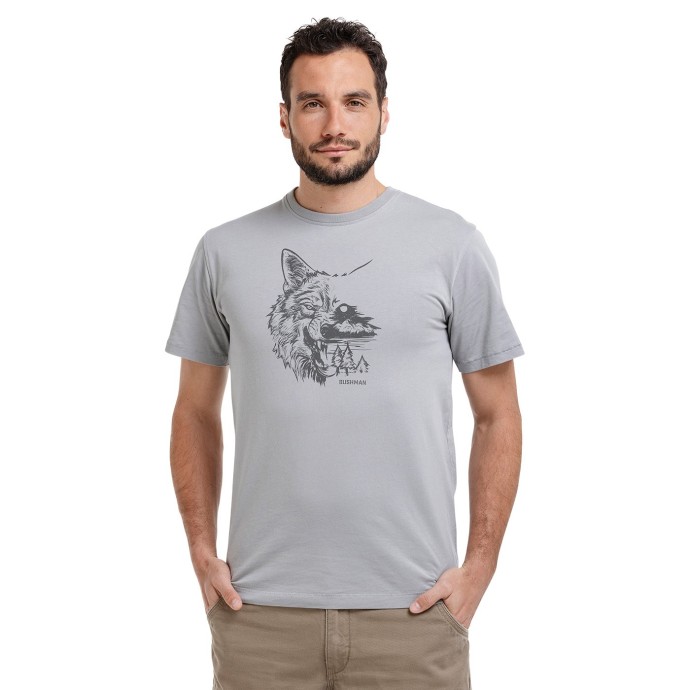 bushman T-shirt Winton light grey