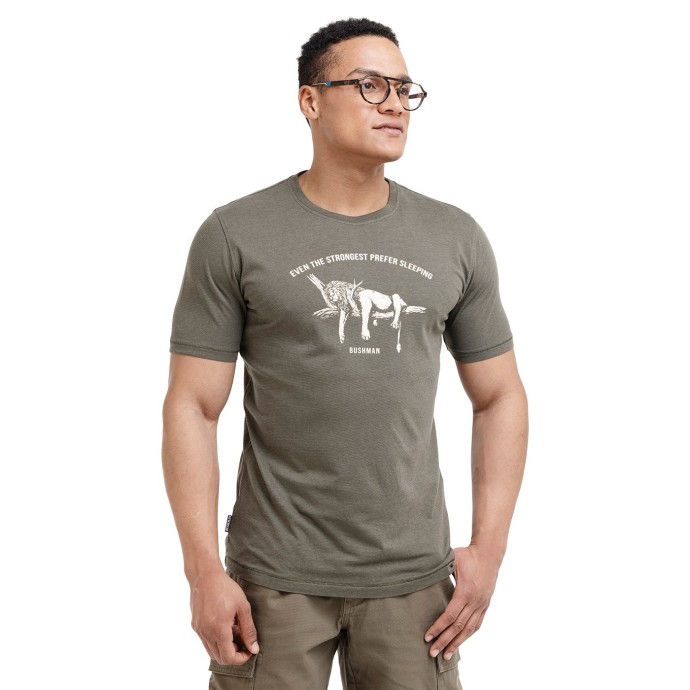 bushman T-shirt Yatto dark khaki