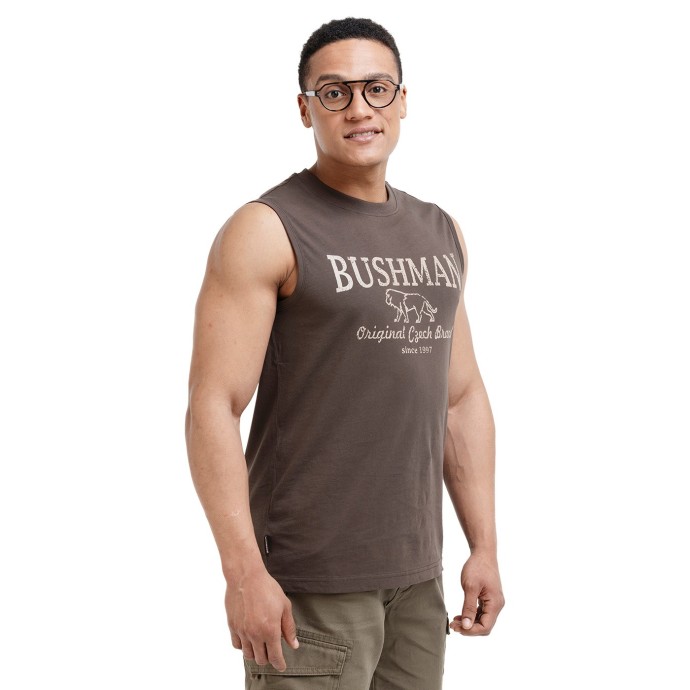 Bushman Tank Top Mut Dark Brown