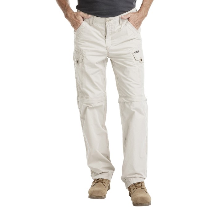 bushman trousers Sanford zip off beige
