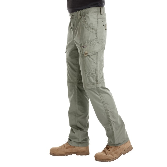 Bushman Trousers Sanford Zip Off Khaki