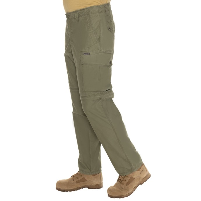 Bushman Trousers Wasco II Zip Off Khaki