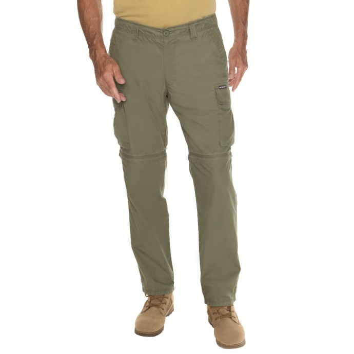 bushman trousers Wasco II zip off khaki