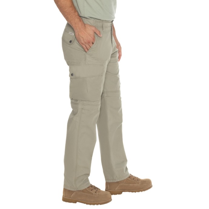Bushman Trousers Wasco II Zip Off Stone