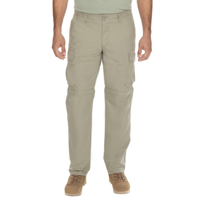bushman trousers Wasco II zip off stone