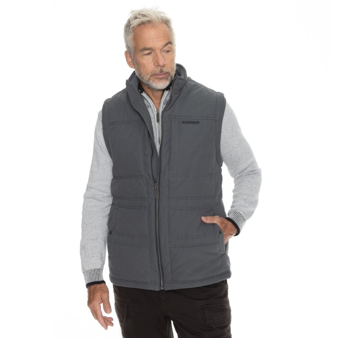 bushman vest Albany dark grey