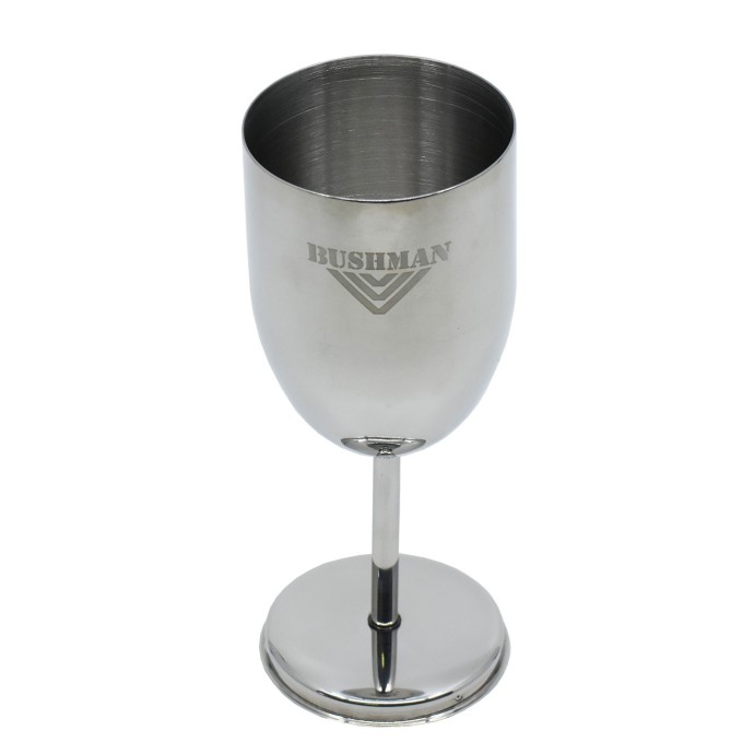 bushman wine glass II silver UNI