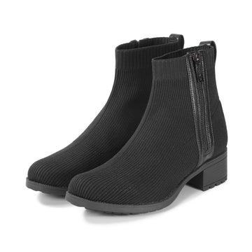 bussola Alba Knit Ankle Boots (Nero)