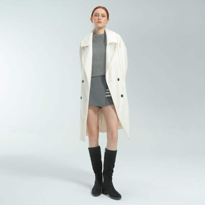 Bussola Alba Suede Knee-High Boots (Nero)