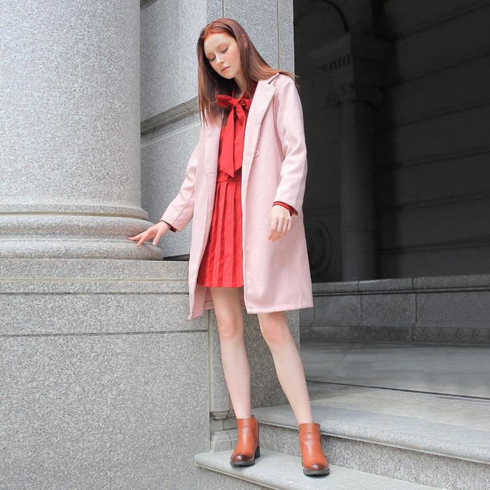 Bussola Alba Zipper Ankle Boots (Nutshell)