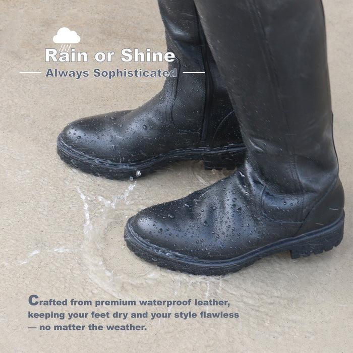 Bussola Arezzo Waterproof Knee-High Boots (Nero)