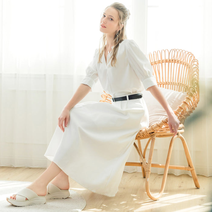 Bussola BMS 2.0 Cross Straps Slide Sandals (Chalk)