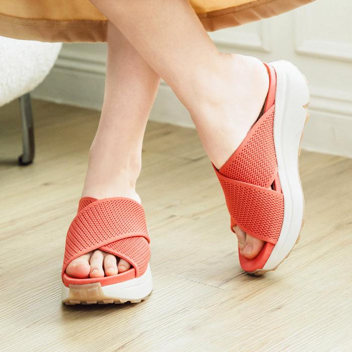 Bussola BMS 2.0 Cross Straps Slide Sandals (Coral)