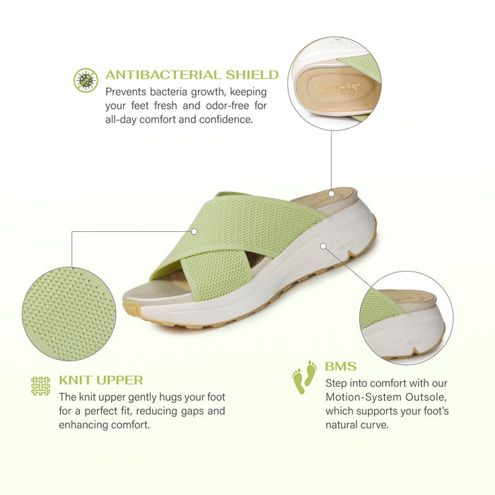 Bussola BMS 2.0 Cross Straps Slide Sandals (Matcha)