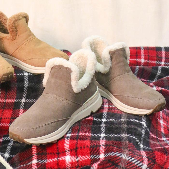 Bussola BMS Furry Ankle Boots (Taupe)