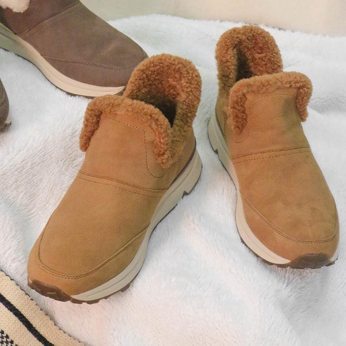 Bussola BMS Furry Ankle Boots (Toffee)