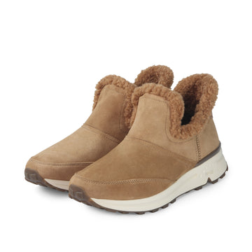 bussola BMS Furry Ankle Boots (Toffee)
