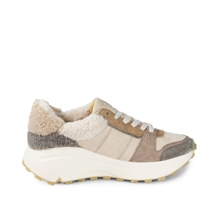 Bussola BMS Furry Laceup Sneakers (Angora)