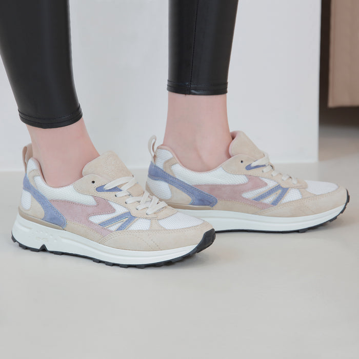 Bussola BMS Mesh Lace-Up Sneakers (Angora)