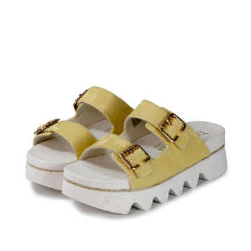 bussola Capri Buckle Strap Slide Sandals (Jojoba)