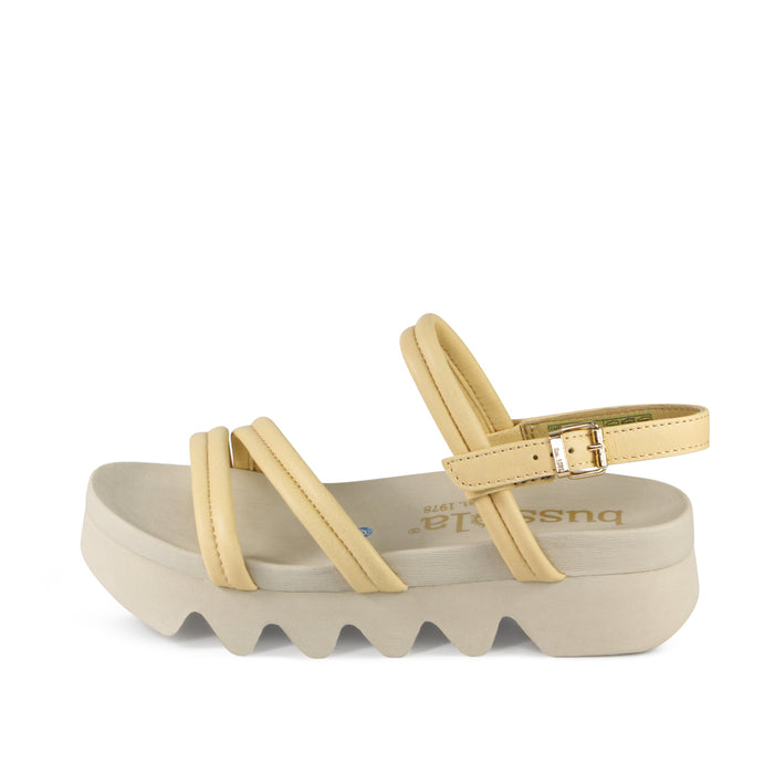 Bussola Capri Strappy Sandals (Butter)
