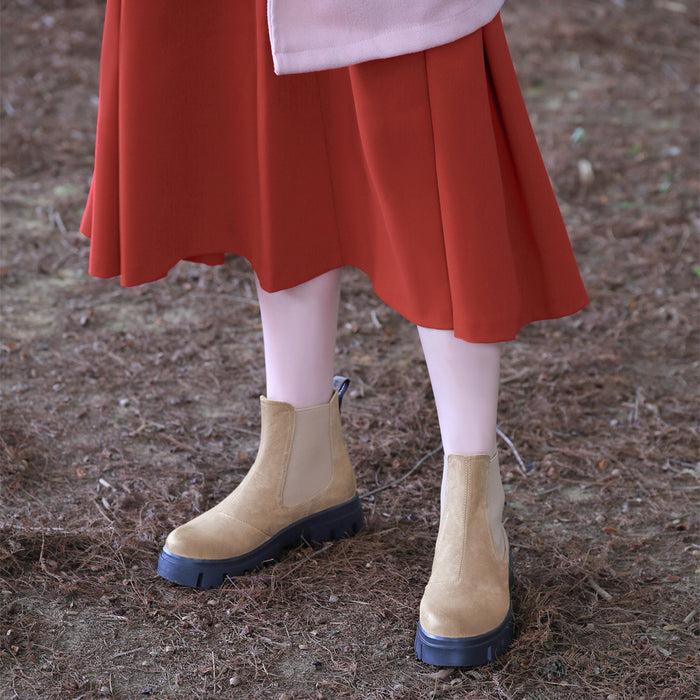 Bussola Corvara Chunky Chelsea Boots (Vintage Camel)