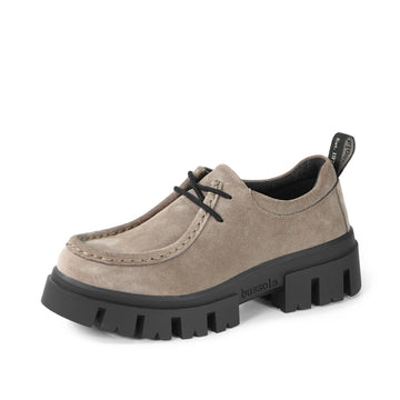 bussola Corvara Lugged Laceup Moccasins (Walnut)