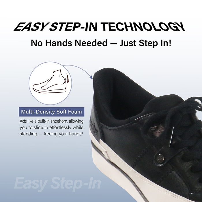 Bussola Koln Easy Step-In Sneakers (Nero)