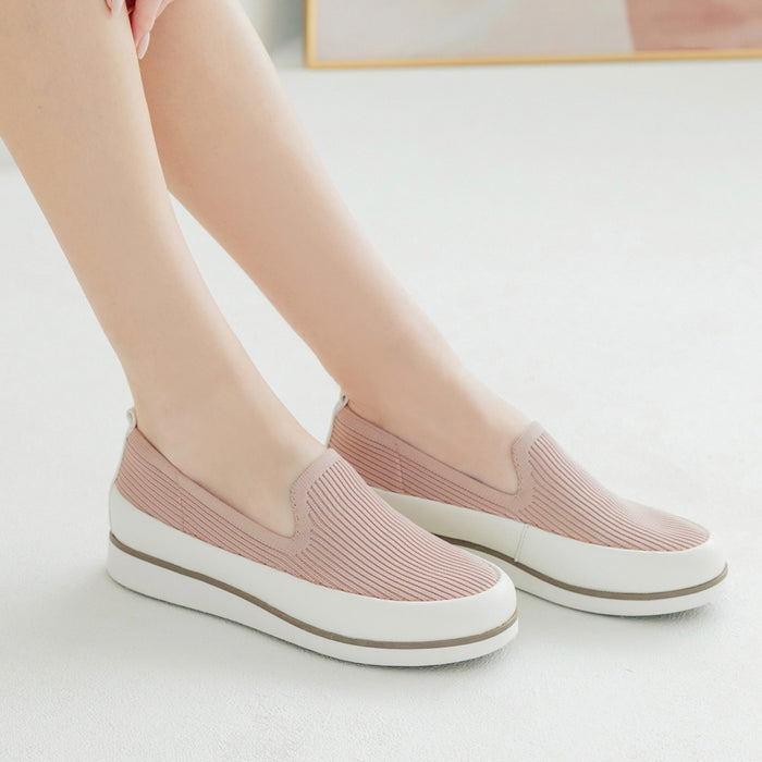 Bussola Koln Knit Slip-On Shoes (Rose)