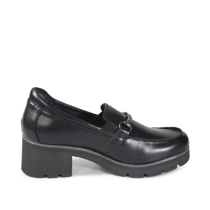 Bussola Palermo Horsebit Chunky Loafers (Nero)