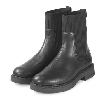 bussola Roma Knitted-Sock Ice-Grip Boots (Nero)