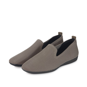 bussola Vicenza Knit Flat Shoes (Walnut)