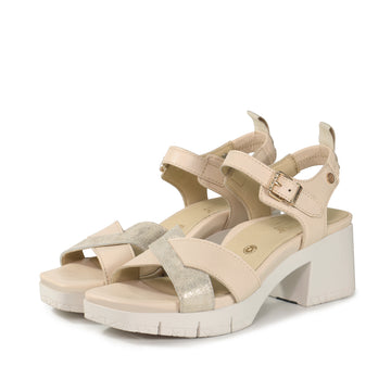 bussola Volterra Slingback Heel Sandals (Chalk)