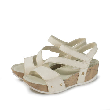 bussola Formentera 2.0 Adjustable Straps Wedge Sandals (Cotton)