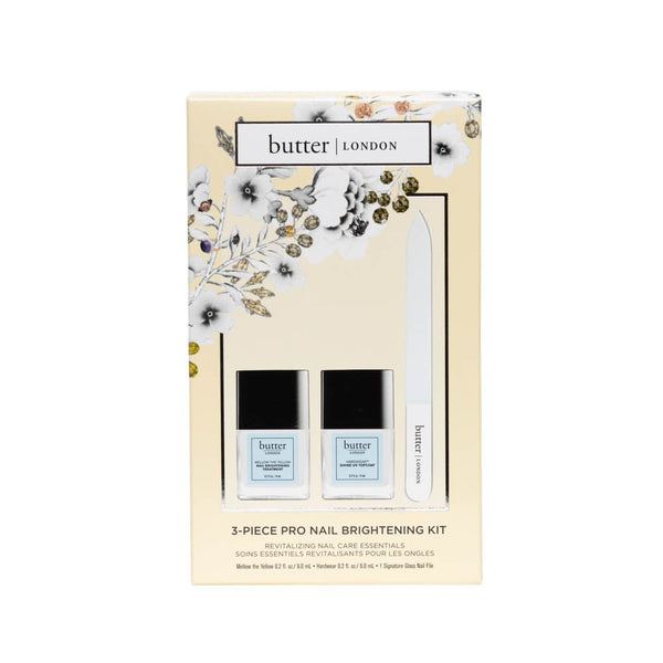 butter london 3-piece pro nail brightening kit