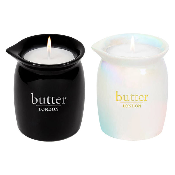 butter london Blooms & fizz manicure candle duo