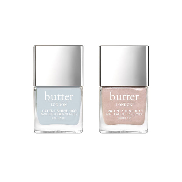 butter london Blue da-ba-dee nail polish duo